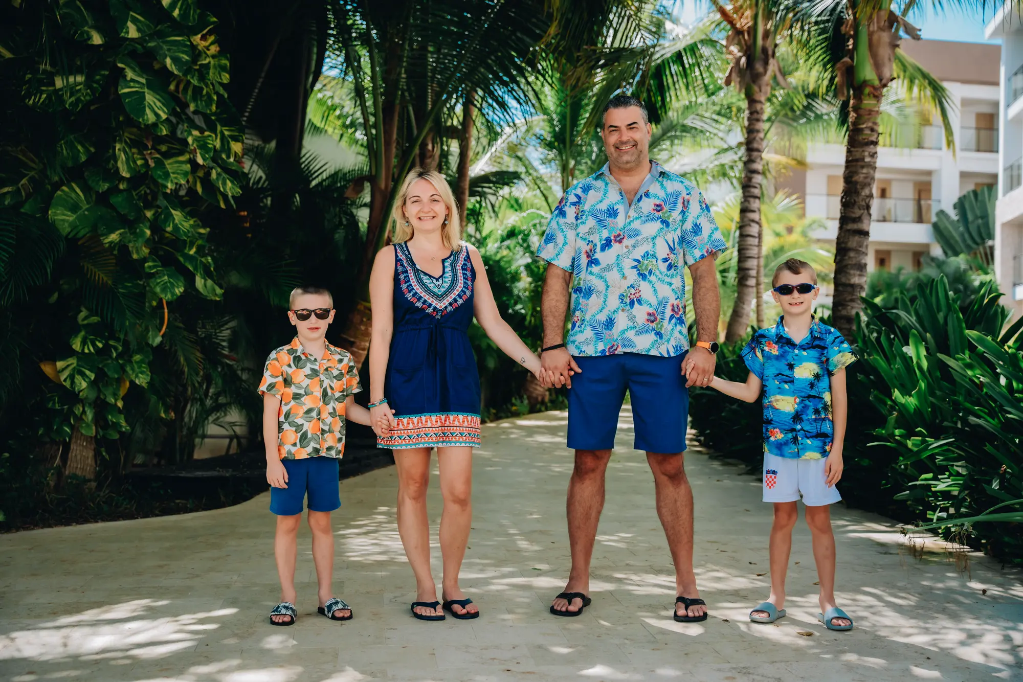Nicholas LiVecchi, CFP&reg;, CRPC&reg;, CPFA&reg;, with his wife Meri and their sons Niko and Luka